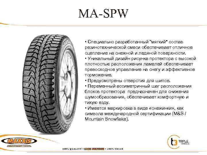 MA-SPW • Специально разработанный “мягкий