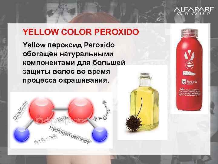YELLOW COLOR PEROXIDO Yellow пероксид Peroxido обогащен натуральными компонентами для большей защиты волос во