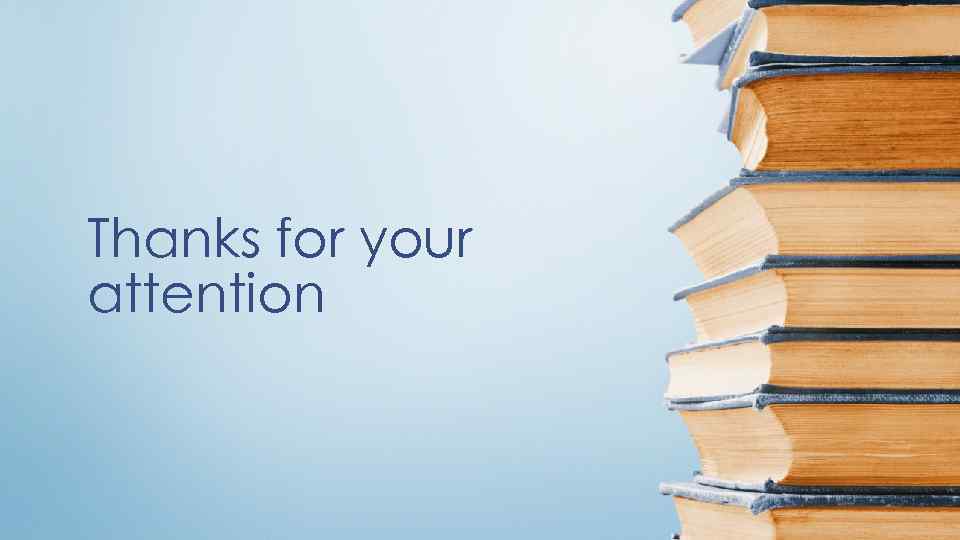 Thanks for your attention 