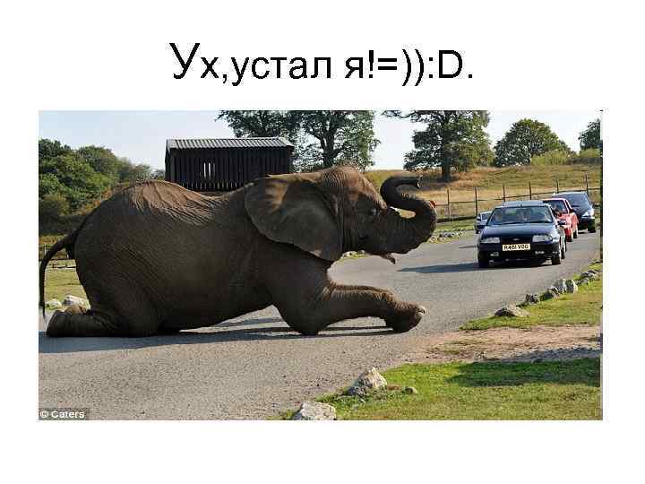 Ух, устал я!=)): D. 