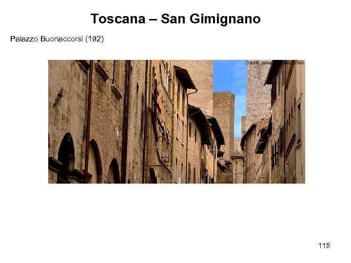 Toscana – San Gimignano Palazzo Buonaccorsi (192) 115 