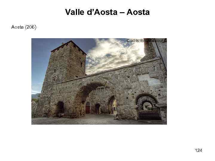 Valle d’Aosta – Aosta (206) 124 
