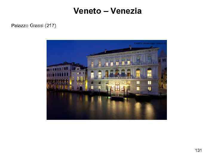 Veneto – Venezia Palazzo Grassi (217) 131 