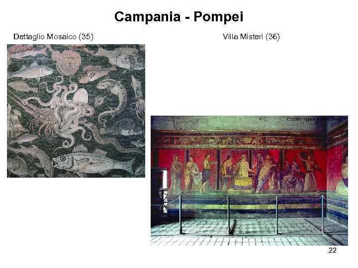 Campania - Pompei Dettaglio Mosaico (35) Villa Misteri (36) 22 
