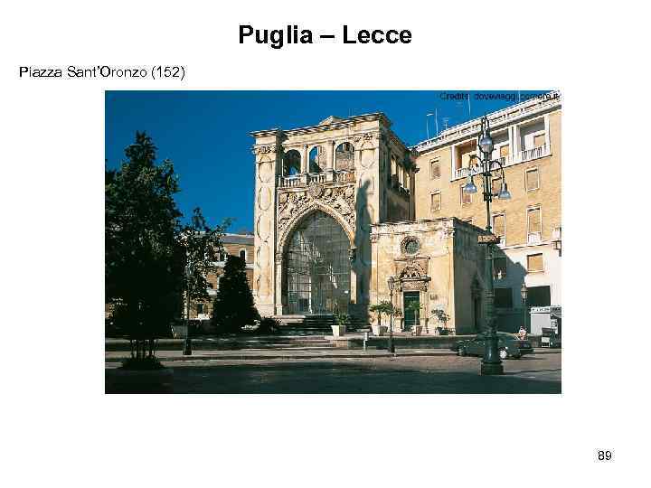 Puglia – Lecce Piazza Sant’Oronzo (152) 89 