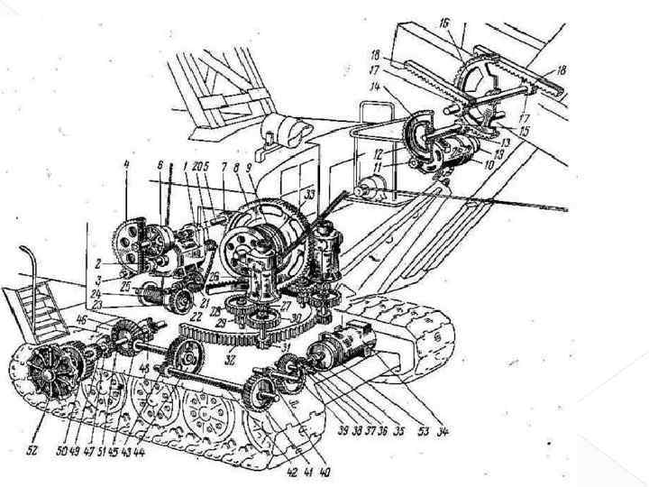 Гусеница экскаватора схема