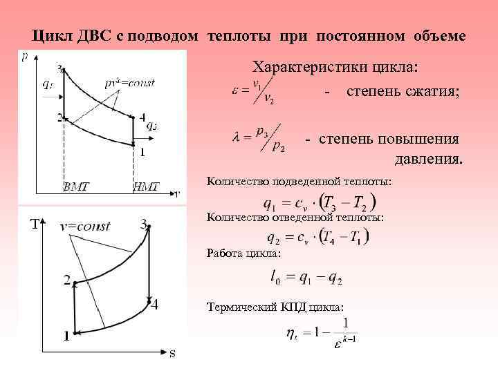 Тепловой двигатель работает по циклу