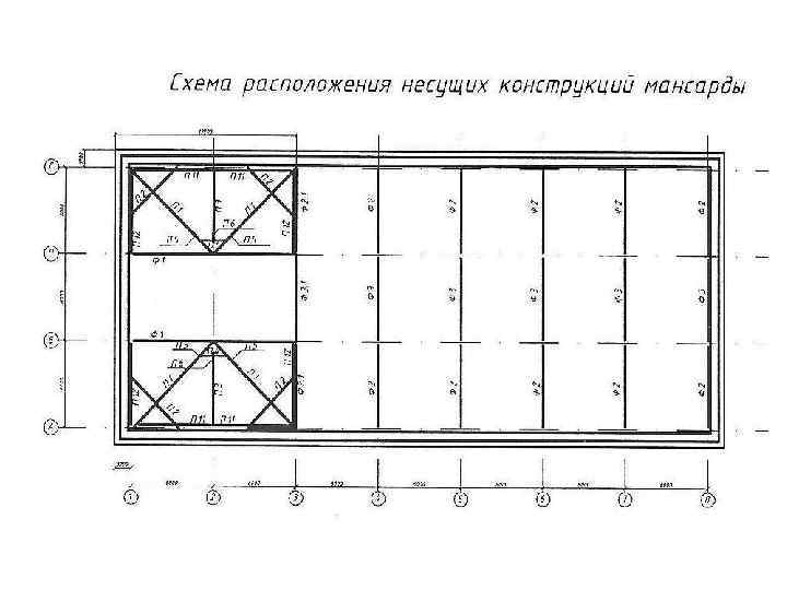 План несущих конструкций