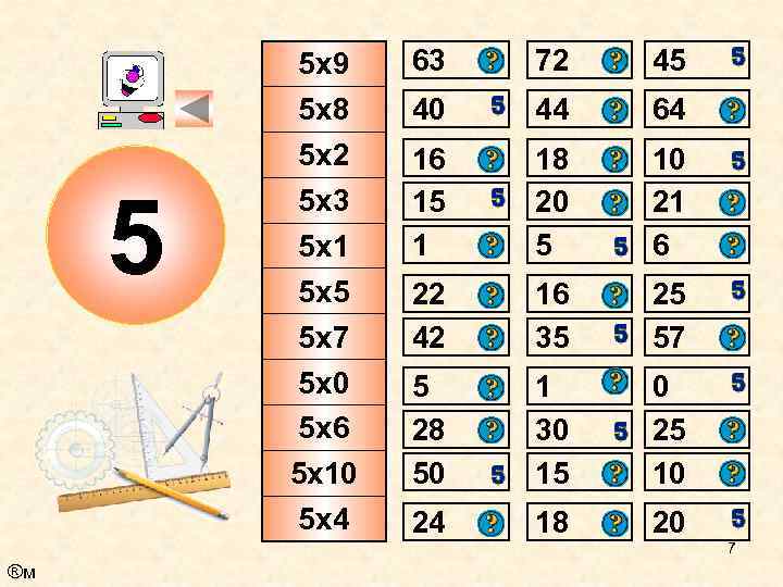 5 5 х9 5 х8 5 х2 5 х3 5 х1 5 х5 5