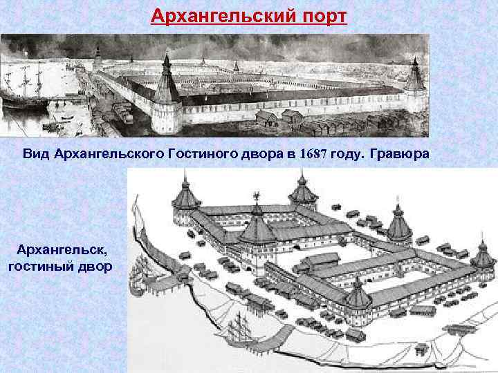 Гостиные дворы архангельск рисунок