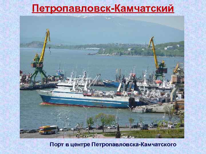 Петропавловск Камчатский Порт в центре Петропавловска Камчатского 