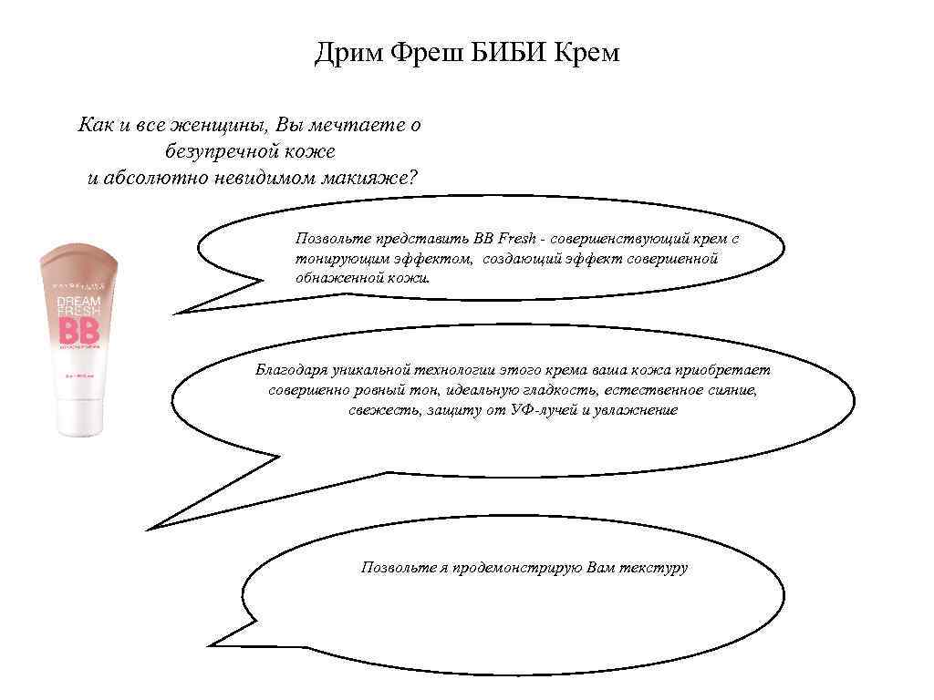 Дрим Фреш БИБИ Крем Как и все женщины, Вы мечтаете о безупречной коже и