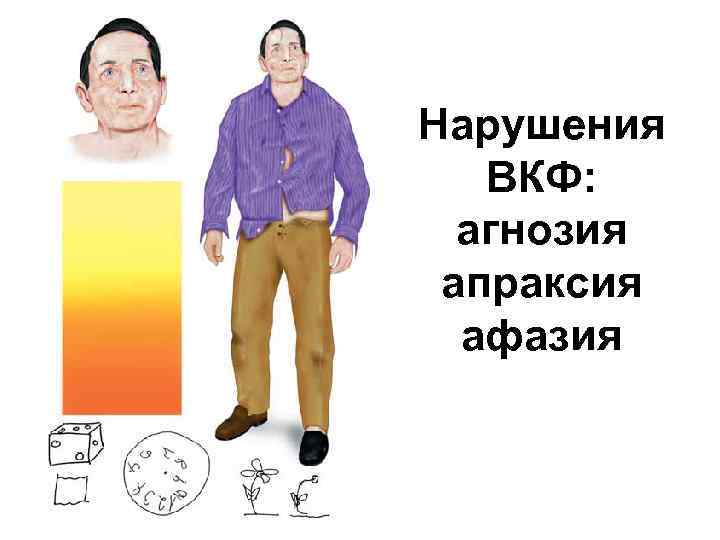 Нарушения ВКФ: агнозия апраксия афазия 