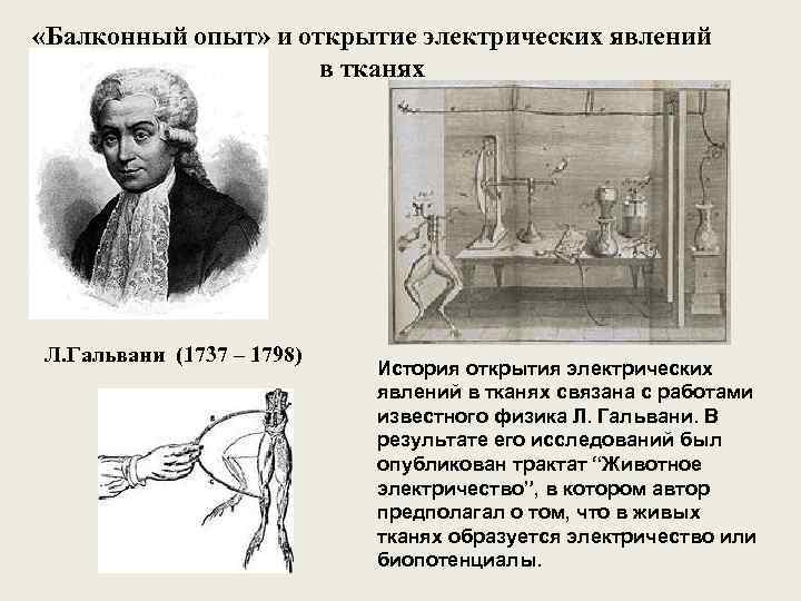 История открытия электричества франклин гальвани вольта и др презентация