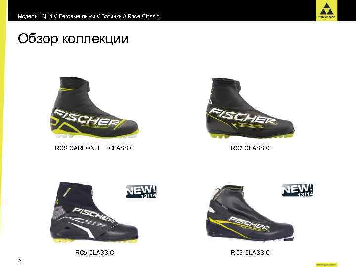 Модели 13|14 // Беговые лыжи // Ботинки // Race Classic Обзор коллекции RCS CARBONLITE