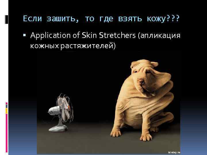 Если зашить, то где взять кожу? ? ? Application of Skin Stretchers (апликация кожных