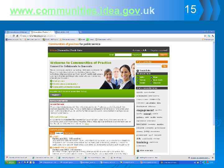 www. communities. idea. gov. uk 15 