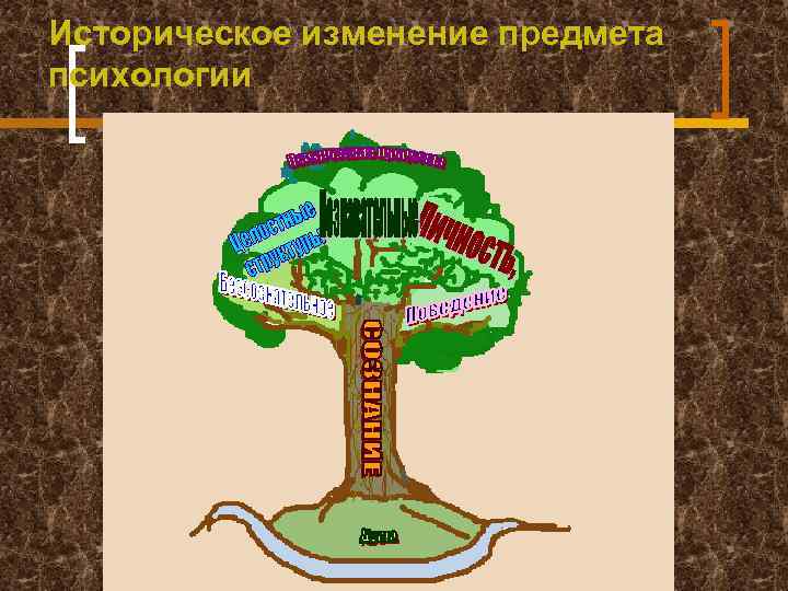 Историческое изменение предмета психологии 