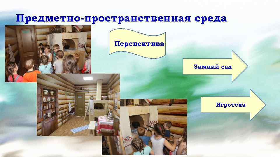 Предметно-пространственная среда Перспектива Зимний сад Игротека 