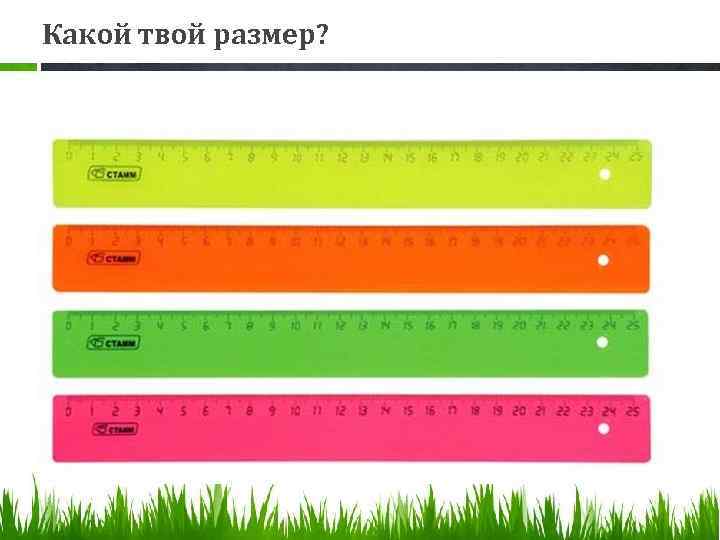 Какой твой размер? 