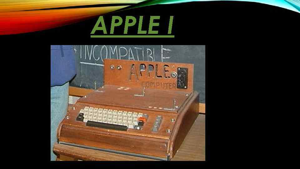 APPLE I 