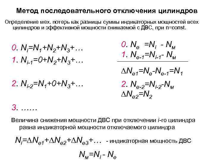 Индикаторная мощность двигателя это