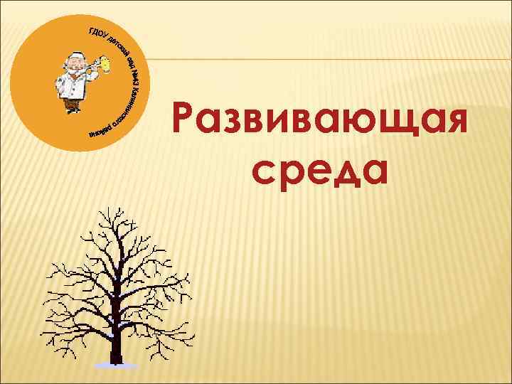 Развивающая среда 