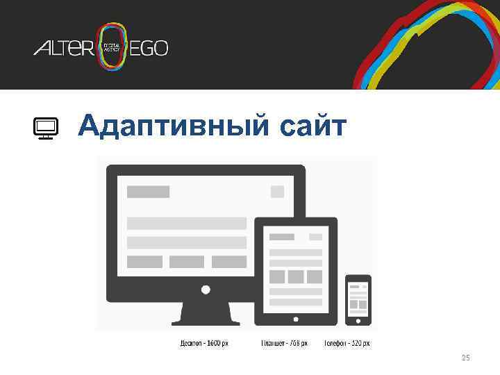 Адаптивный сайт 25 