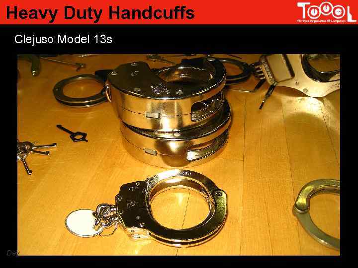 Heavy Duty Handcuffs Clejuso Model 13 s Dev 