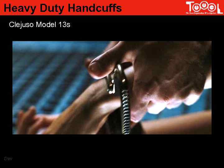 Heavy Duty Handcuffs Clejuso Model 13 s Dev 