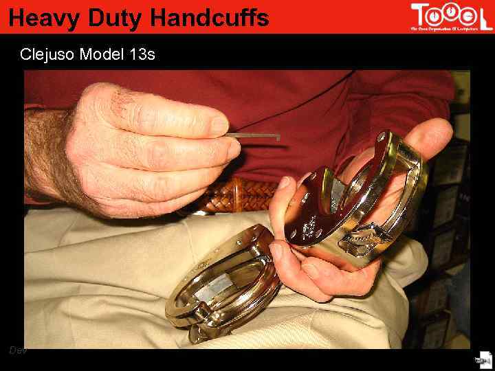 Heavy Duty Handcuffs Clejuso Model 13 s Dev 