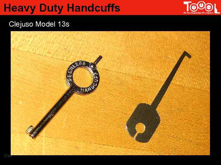 Heavy Duty Handcuffs Clejuso Model 13 s Dev 