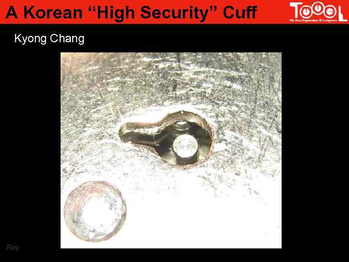 A Korean “High Security” Cuff Kyong Chang Ray 