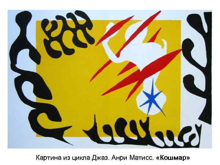  Картина из цикла Джаз. Анри Матисс. «Кошмар» 