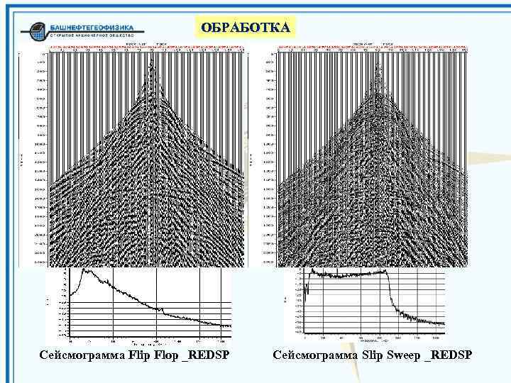 ОБРАБОТКА Сейсмограмма Flip Flop _REDSP Cейсмограмма Slip Sweep _REDSP 