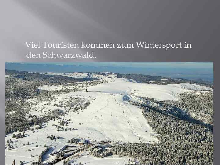 Viel Touristen kommen zum Wintersport in den Schwarzwald. 