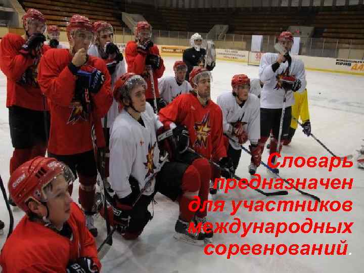 Словарь предназначен для участников международных соревнований. 