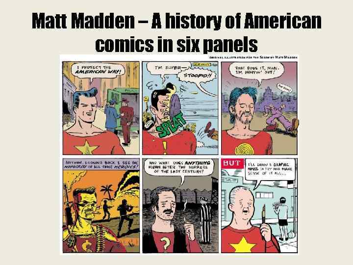 Matt Madden – A history of American comics in six panels 