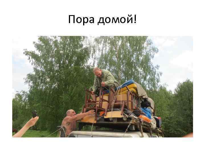 Пора домой! 