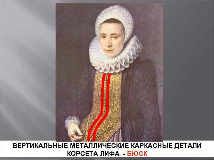 ВЕРТИКАЛЬНЫЕ МЕТАЛЛИЧЕСКИЕ КАРКАСНЫЕ ДЕТАЛИ КОРСЕТА ЛИФА - БЮСК 