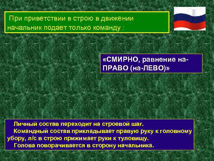 Команда смирно не подается в случаях. Команда смирно подается. Смирно Равнение. Равнение на право в строю. Когда подается команда смирно в подразделении.