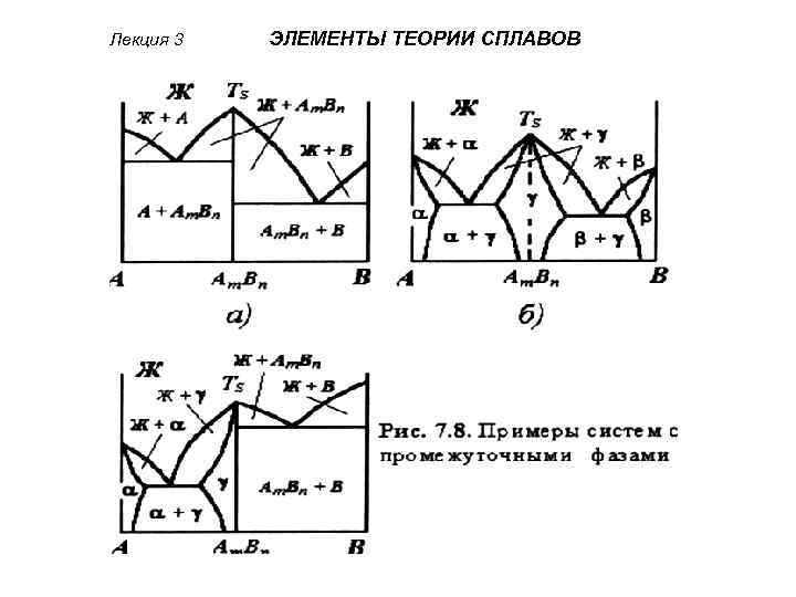 Лекция 3 ЭЛЕМЕНТЫ ТЕОРИИ СПЛАВОВ 