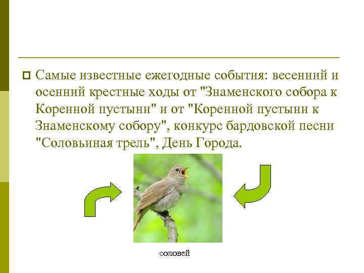 p Самые известные ежегодные события: весенний и осенний крестные ходы от 