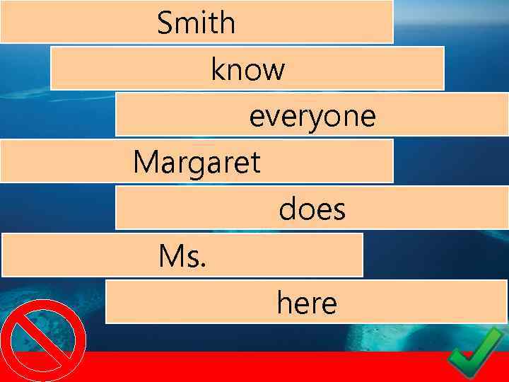 Smith know everyone Margaret does Ms. here 