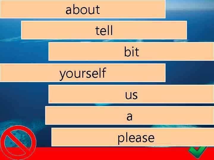 about tell bit yourself us a please 