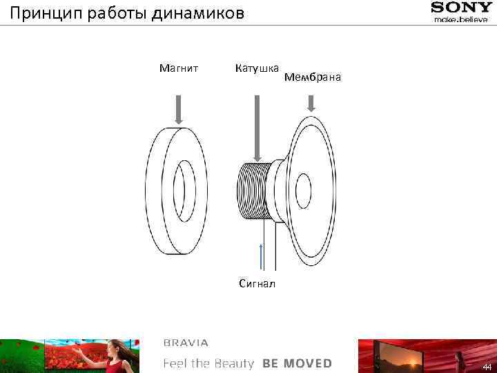 Схема работы динамика