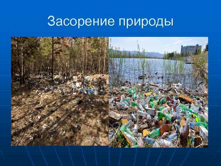 Засорение природы 