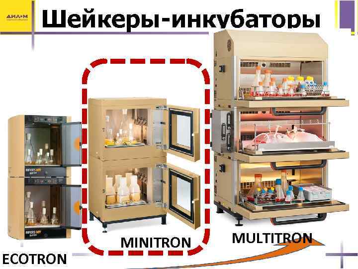 Шейкеры-инкубаторы ECOTRON MINITRON MULTITRON 