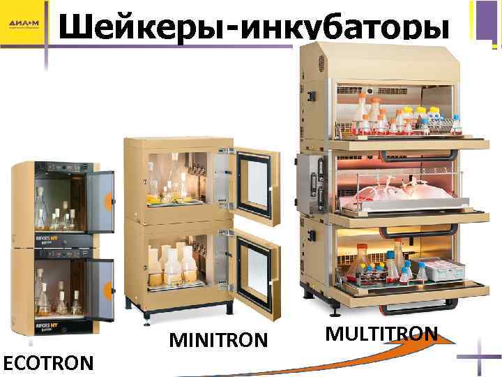 Шейкеры-инкубаторы ECOTRON MINITRON MULTITRON 