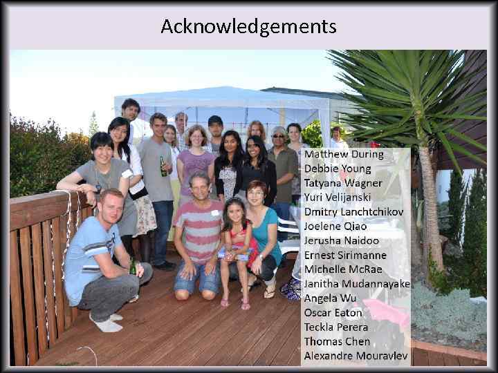 Acknowledgements 